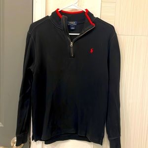 POLO RALPH LAUREN Boys Pullover Zip Sweater, size Lg 14-16